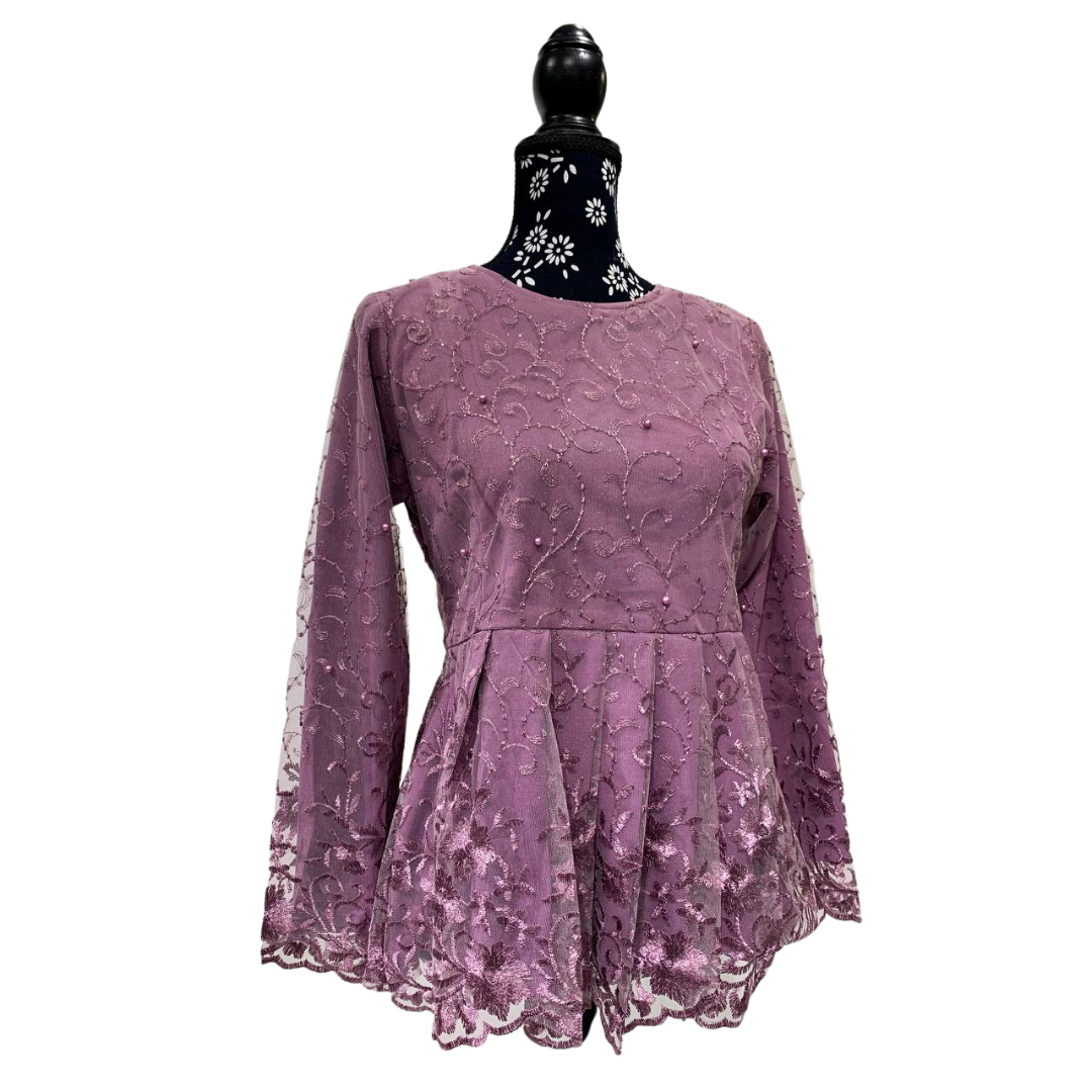 peplum lace