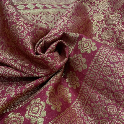 SONGKET Sulam Benang Emas 45" (FAB_SGK_01)