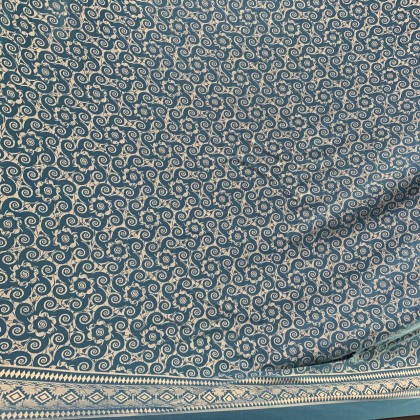 Batik Borneo Bungai Terung Bidang 45" (BB/CR/082025/01) Kain Cotton Rayon