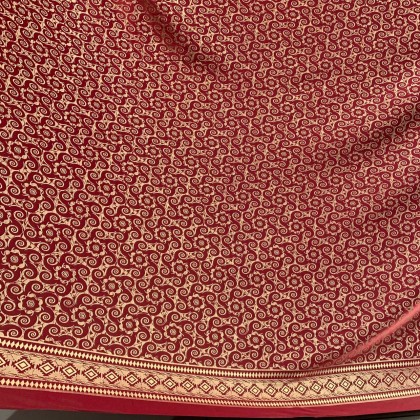 Batik Borneo Bungai Terung Bidang 45" (BB/CR/082025/01) Kain Cotton Rayon